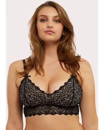 Wolf And Whistle Ariana Black Everyday Lace Bralette