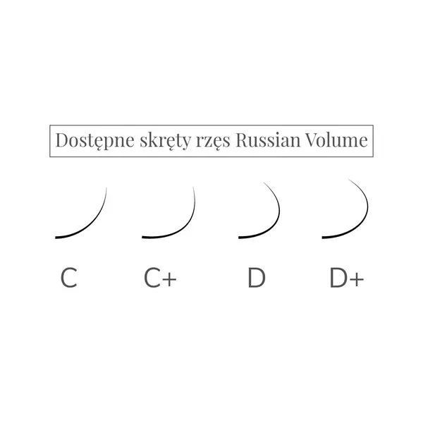 Noble Lashes RUSSIAN VOLUME MIX C 0.10