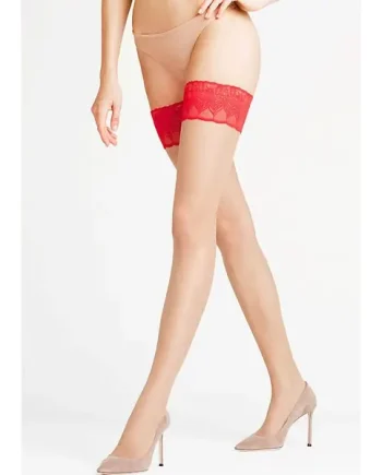 Falke Lunelle 8 Denier Contrast Top Hold Ups