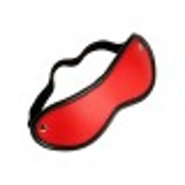 Leather Blindfold • Red
