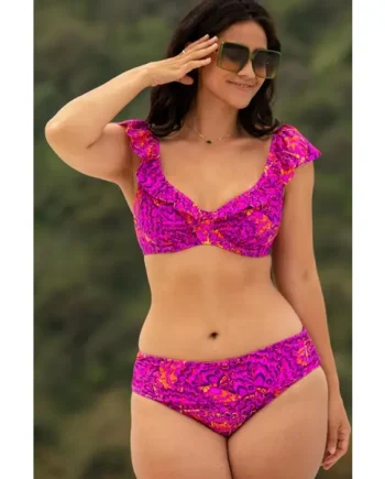Bermuda Fold Over Bikini Brief - Multi