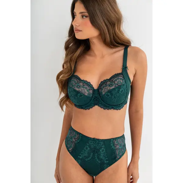Hollywood High Waist Light Control Brief - Forest