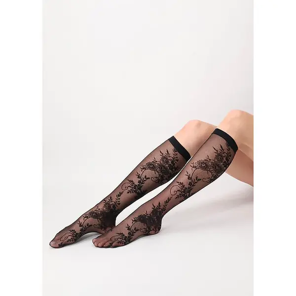 Oroblu Sexy Nonchalance Lacelike Knee Highs