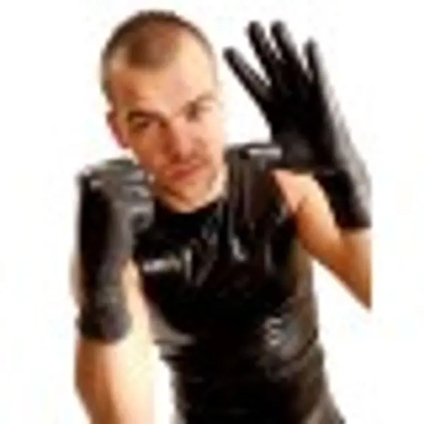 Wrist Rubber Gloves • Black