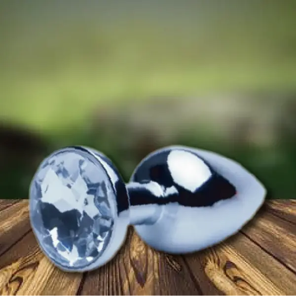 Silver Metal Butt Plug