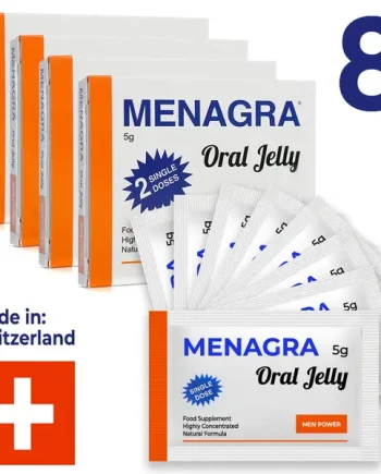 MENAGRA Oral Jelly - Enhance Your Erection 8 sachets (4 boxes)