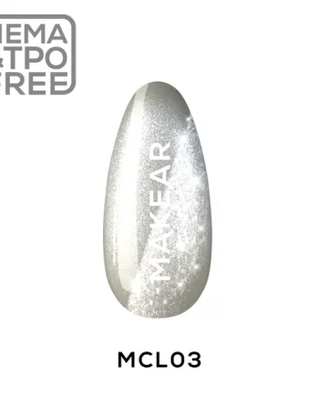 Makear Gel Polish MCL03 Silver Purr