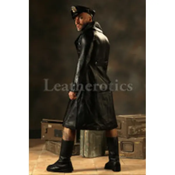 Ultimate Leather Military Coat