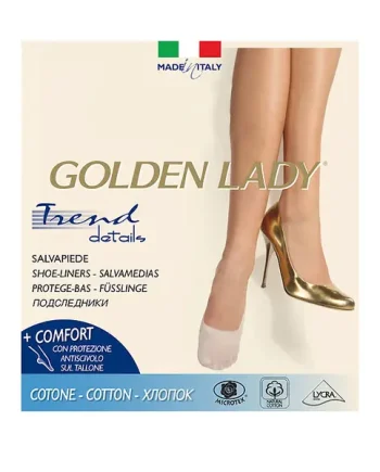 Golden Lady Cotton Footsies 2 Pair Pack