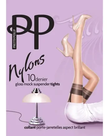 Pretty Polly Nylons Gloss Mock Suspender Tights
