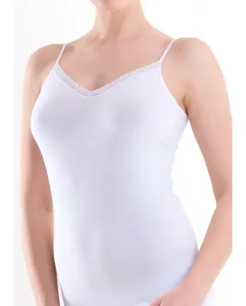 Blackspade Aura Lace V Neck Spaghetti Singlet