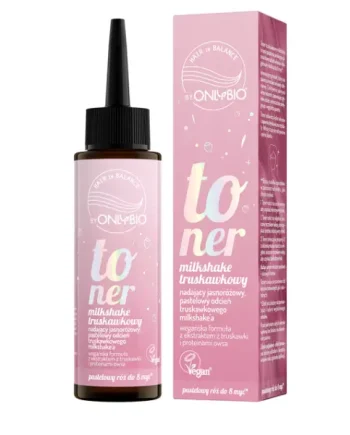 OnlyBio Hair In Balance TONER STRAWBERRY MILKSHAKE 100ml