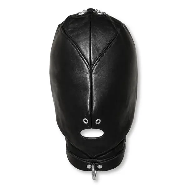 Bondage Soft Leather Hood M4
