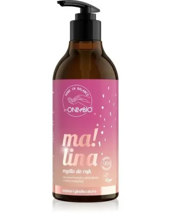 OnlyBio Hand in Balance Raspberry Hand Soap 400ml