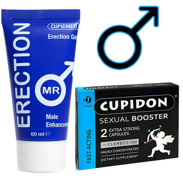 Achieve Unstoppable Erections with Mr. Erection Gel and Cupidon 2 Capsules
