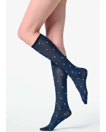 Oroblu Floral Roses Knee High