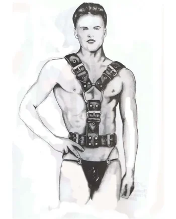 Leather Slave Full Body Harness
