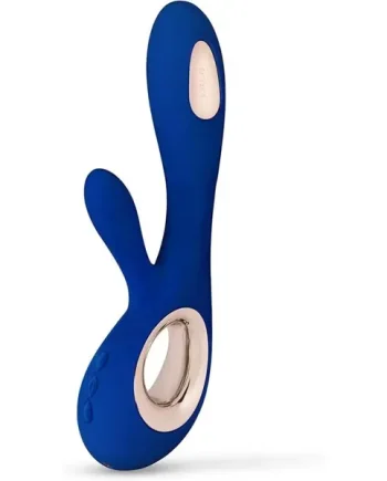 Lelo Soraya Wave Midnight Blue Dual Rechargeable Vibrator