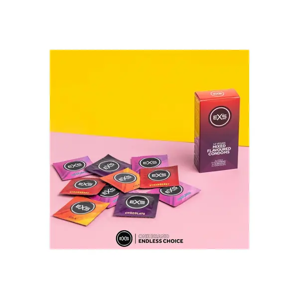EXS Mixed Flavoured Condoms (12PCS)