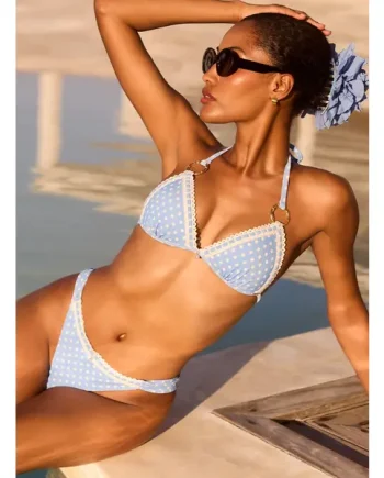Casablanca push up triangle bikini top