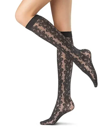 Oroblu Flower Iris Knee Highs