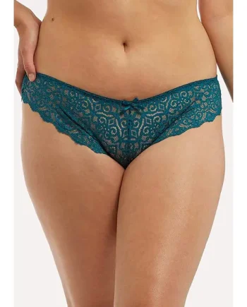 Wolf And Whistle Ariana Teal Everyday Lace Brief