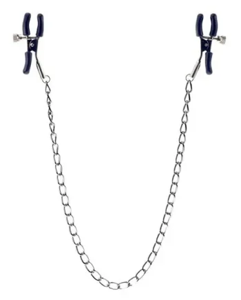 Squeeze And Please Nipple Clamps With Chain
