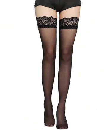 15 Denier Lace Top Stockings