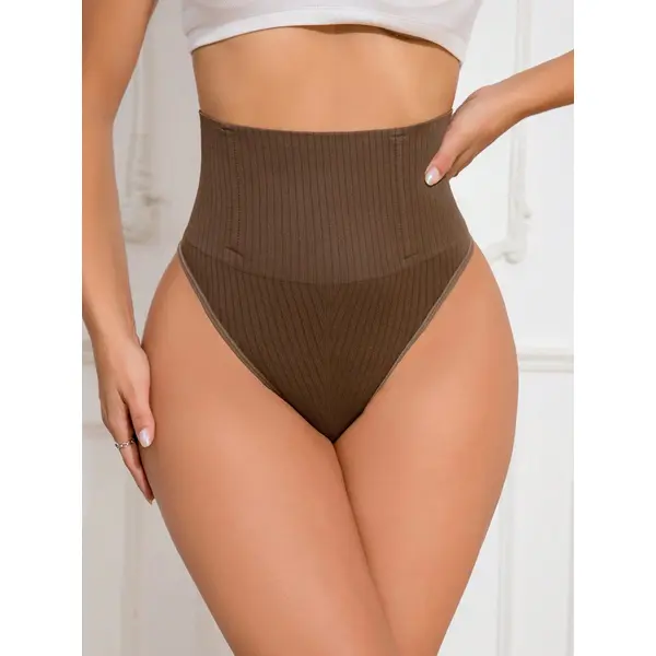 Plain High Waisted Shapewear Bottom
