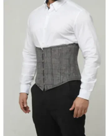 Under Bust Wool Corset for Men