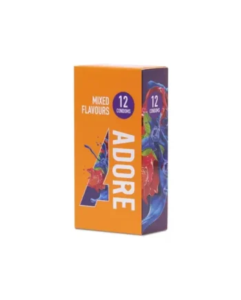 Box of 12 Pasante Adore Mixed Flavours Condoms