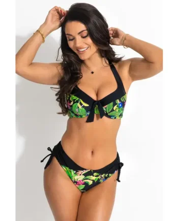 St Lucia Adjustable Bikini Brief - Tropical