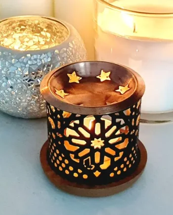 Aromafume Incense Brick diffuser with Wooden coaster - Oriental