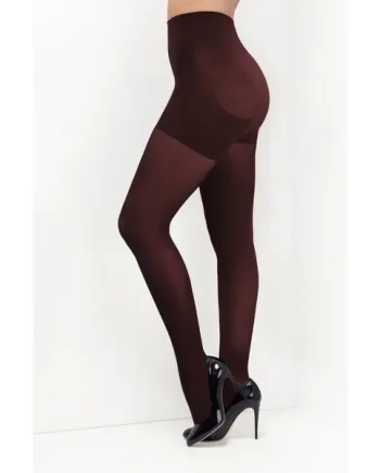 Definitions 40 Denier Shaping Control Tights - Burgundy