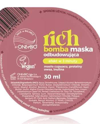OnlyBio – Rich Bomb Restoring Mask 30ml
