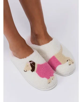 Dog borg mule slippers