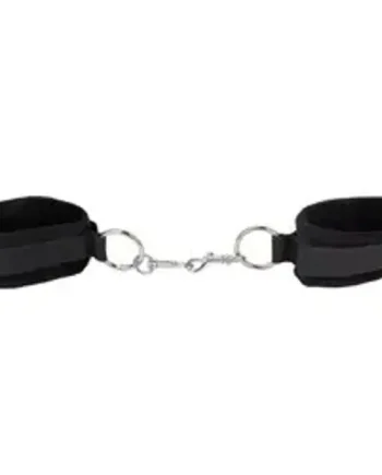 Ouch Velcro Black Cuffs For Hands And Ankles