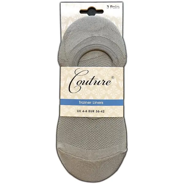 Couture Trainer Liners 3 Pair Pack