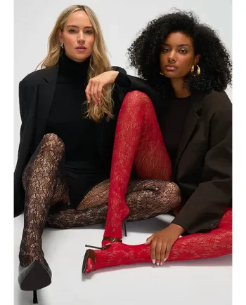 Heist The Peacock Lace Tights