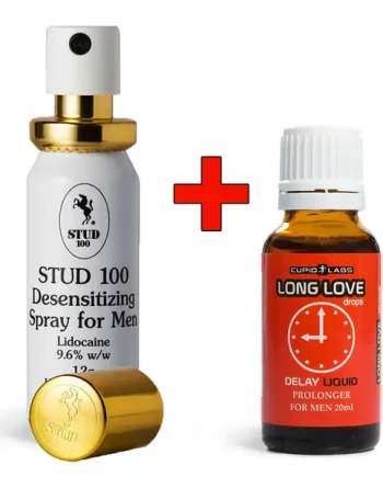 STUD 100 - Last Longer and Enjoy Intimate Moments + Delay Ejaculation Drops