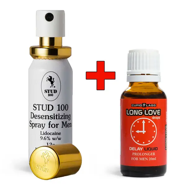 STUD 100 - Last Longer and Enjoy Intimate Moments + Delay Ejaculation Drops