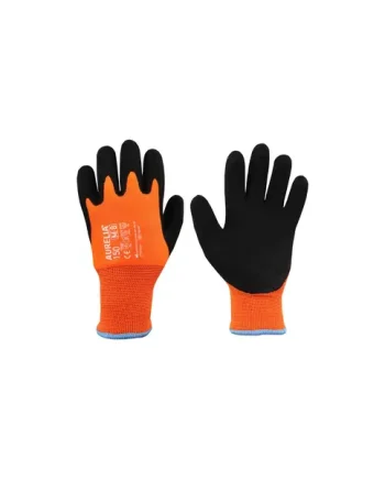 Aurelia 150 - Orange Thermal Gloves 15gg Polyester Plus