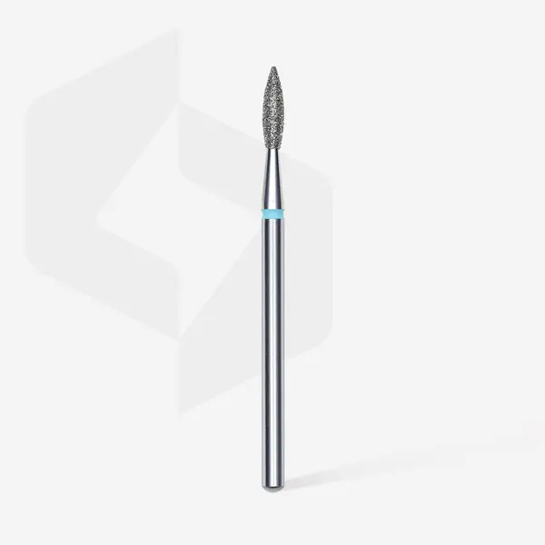 Staleks Diamond Nail Drill Bit POINTED FLAME BLUE