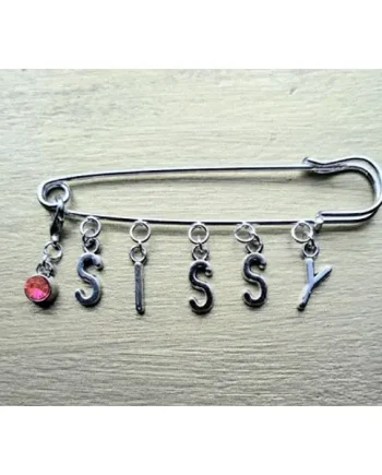 Sissy Safety Pin Brooch TSSP1