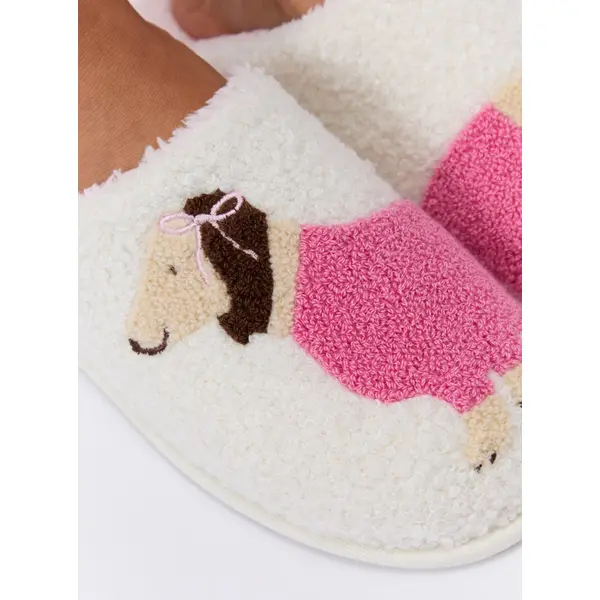 Dog borg mule slippers