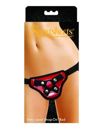 Sportsheets Strap On – Entry Level Red