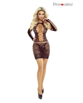 Provocative PR1532 Black Dress