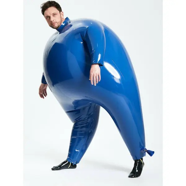 Latex Full Body Spherical Puffy Creative Inflatable Suit