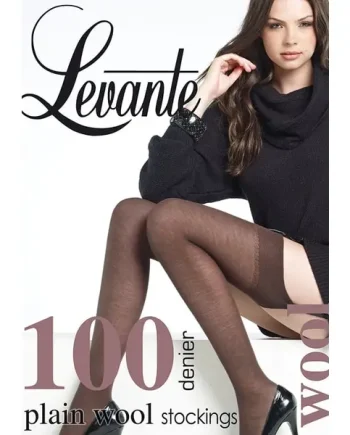 Levante Plain Wool Stockings 100 Denier