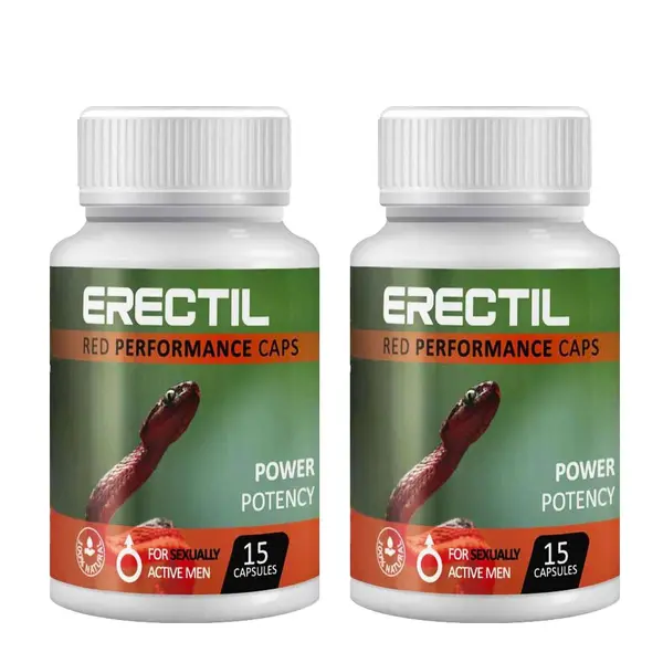 2 x Erectil 15 Capsules - Enhance Your Erection